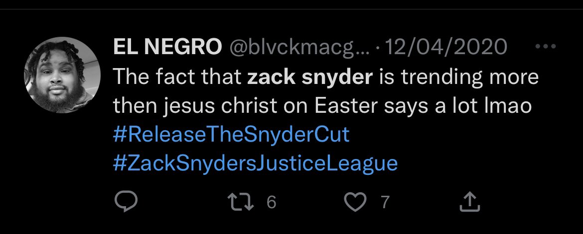 Ghaal201's tweet photo. @StrykerRBLMoon @blvckmacgyver @Rebellion022_B @_thisisvenom @SnyderVerse18 He’s a joke cultist 😂 Geoff Johns lives rent free in his head https://t.co/BM1UPlL7bV