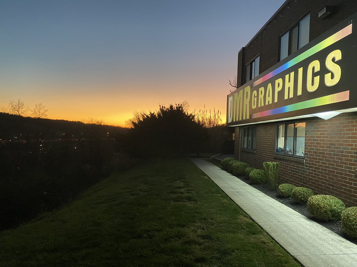 End of a great week! Cheers!! #print #conshohocken #dmrgraphics