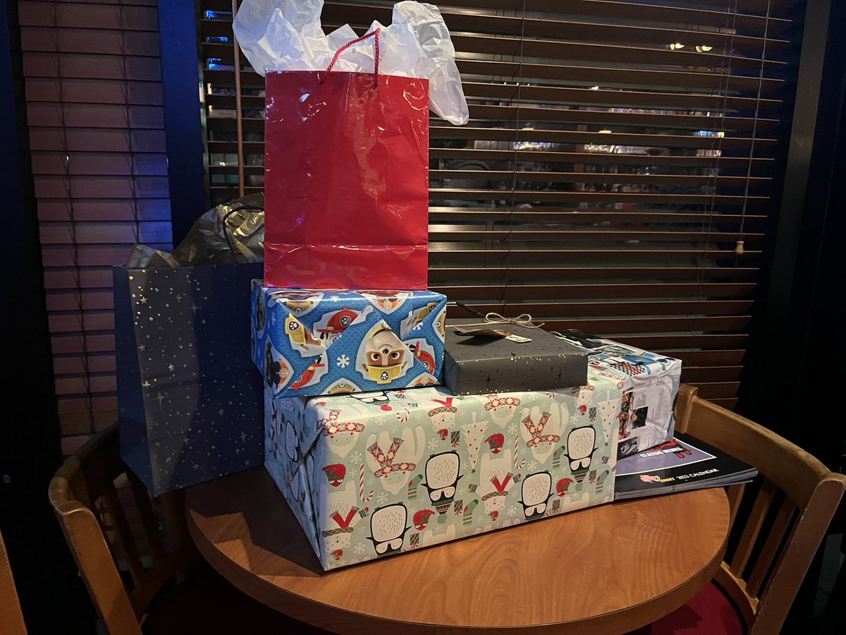 BurbSecNorth's tweet photo. Some of last nights #burbsec #WhiteElephant happy recipients. https://t.co/0JyqyY0A7i