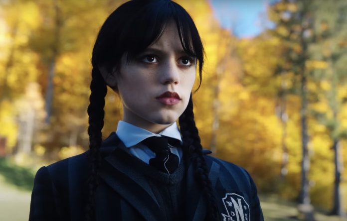 RTGameCrowd's tweet photo. Jenna Ortega, the star of Tim Burton's #Wednesday, reveals that her favourite Rumbler Tumbler is RTGame. "I've always loved RTGame. They used to call him The Drift King back in college, you know." https://t.co/fA4hKMpzXB