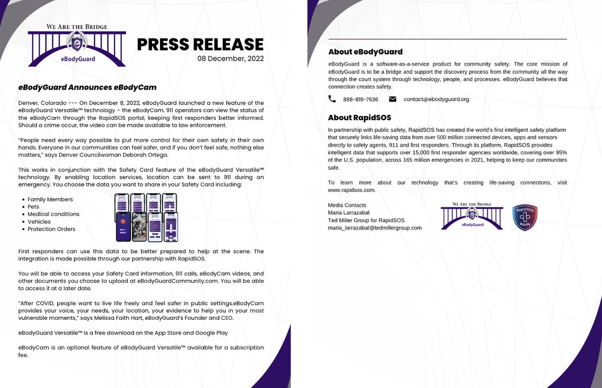 eBodyGuard tweet media