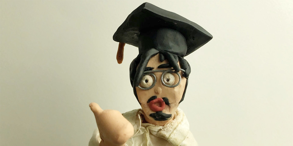 In the next episode of @alumniUBC's From Here Forward podcast, meet #UBCO alum bbno$ (aka Alex Gumuchian), a singer and rapper with three billion downloads — and counting. Plus, learn about his origin story in their animated trailer: bit.ly/3EPxYRi