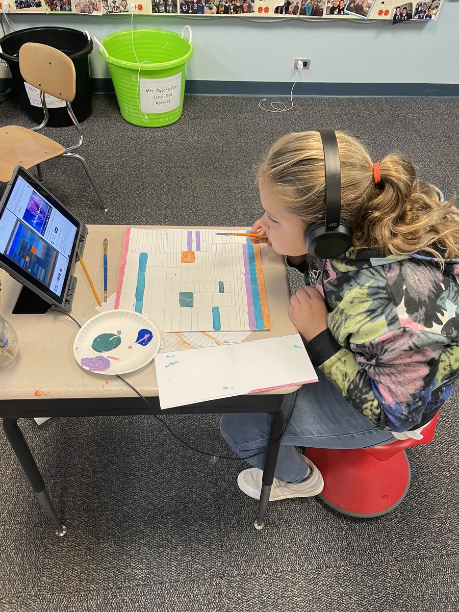 SchultzLiberty_'s tweet photo. Sneak preview of our artist study! Students read a biography of an artist, wrote a summary, and the final piece is to recreate one of the artist’s famous paintings! See if you recognize any of their famous works 👀 @Ogean_Liberty  @OSD135 @SenorBrownOSD https://t.co/H5ioYxC3QT