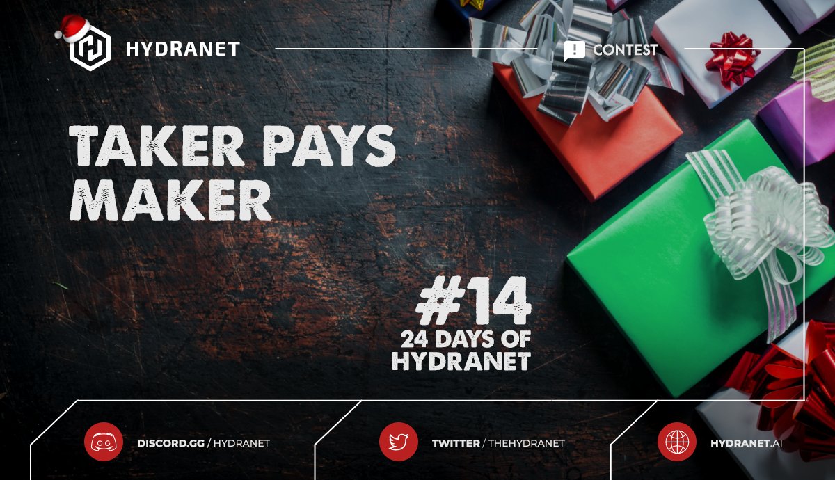 TheHydranet's tweet photo. Hydranet - Taker Pays Maker

The HydranetDEX employs a Taker-Pays-Maker transaction fee model, where Market Makers (otherwise known as Liquidity Providers) will be rewarded with a discounted trading fee, paid for by the Market Taker.

https://t.co/NJgandjn3H

#crytpo #DEX
#14/24 https://t.co/tWc2CF4Pwm