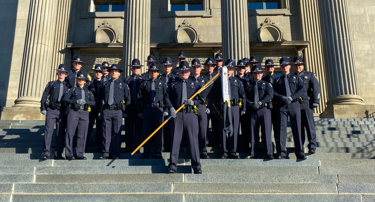 LeadWithKed's tweet photo. I was honored to swear in ATC #53 today. These new troopers will continue our proud tradition of excellence and service to the community. A special thanks to Idaho AG Lawrence Wasden for speaking – A true friend and supporter of law enforcement. @lawrencewasden https://t.co/5dOq1LrgGM