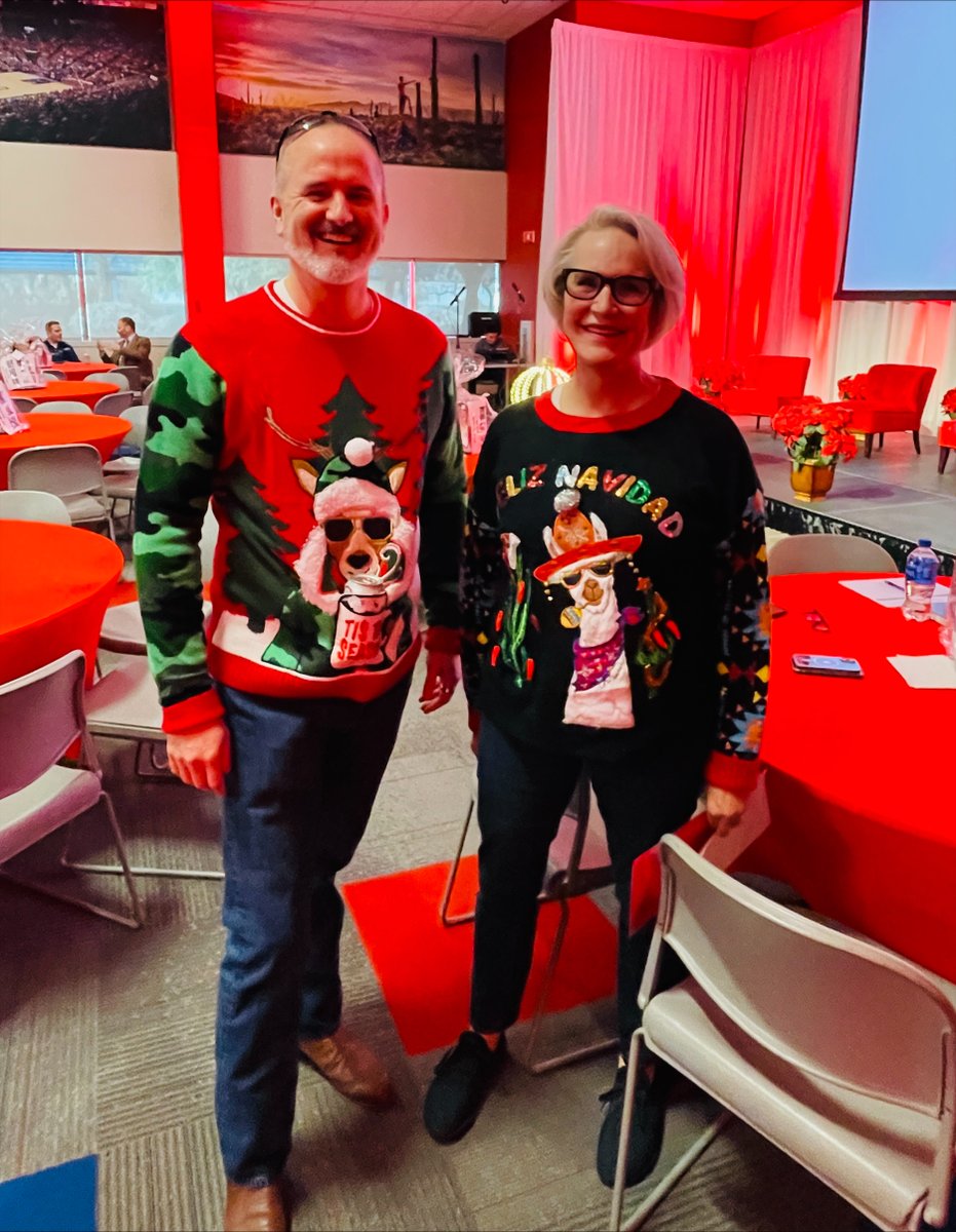 University of Arizona Research (@uazresearch) on Twitter photo The <a href="/UAZResearch/">University of Arizona Research</a> 2022 Ugly Sweater Contest ended in a tie as <a href="/UArizonaSVPRI/">UArizona SVPRI</a> and <a href="/UAZTechLaunch/">Tech Launch Arizona</a>'s VP Doug Hockstad both brought their 'A' game. #HappyHolidays The <a href="/UAZResearch/">University of Arizona Research</a> 2022 Ugly Sweater Contest ended in a tie as <a href="/UArizonaSVPRI/">UArizona SVPRI</a> and <a href="/UAZTechLaunch/">Tech Launch Arizona</a>'s VP Doug Hockstad both brought their 'A' game. #HappyHolidays