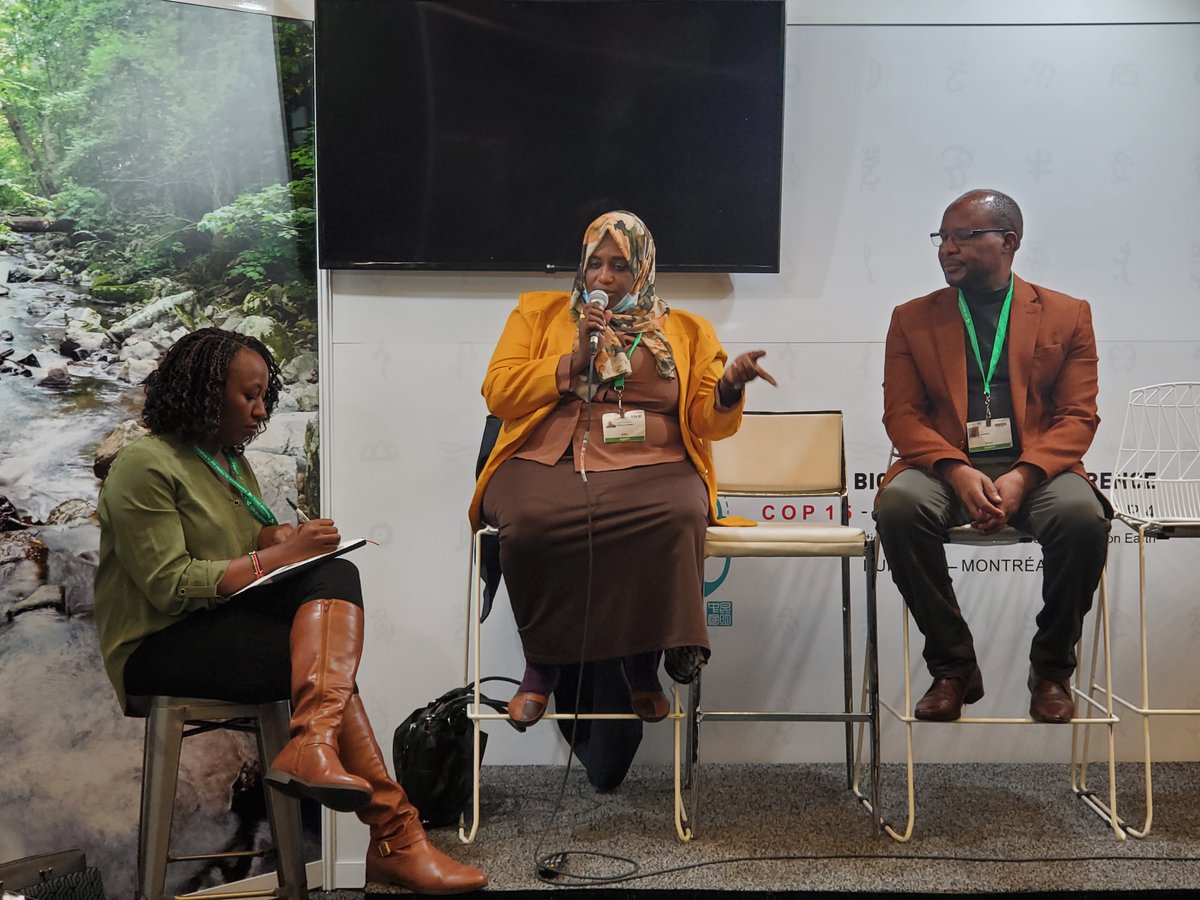 A conversation on the journey towards the domestication of the Cartagena protocol with @afri_isaaa @isaaa_org happening now at the place Quebec🏡, #COP15 #NatureCOP #MakeScienceCount #Relief2Resilience