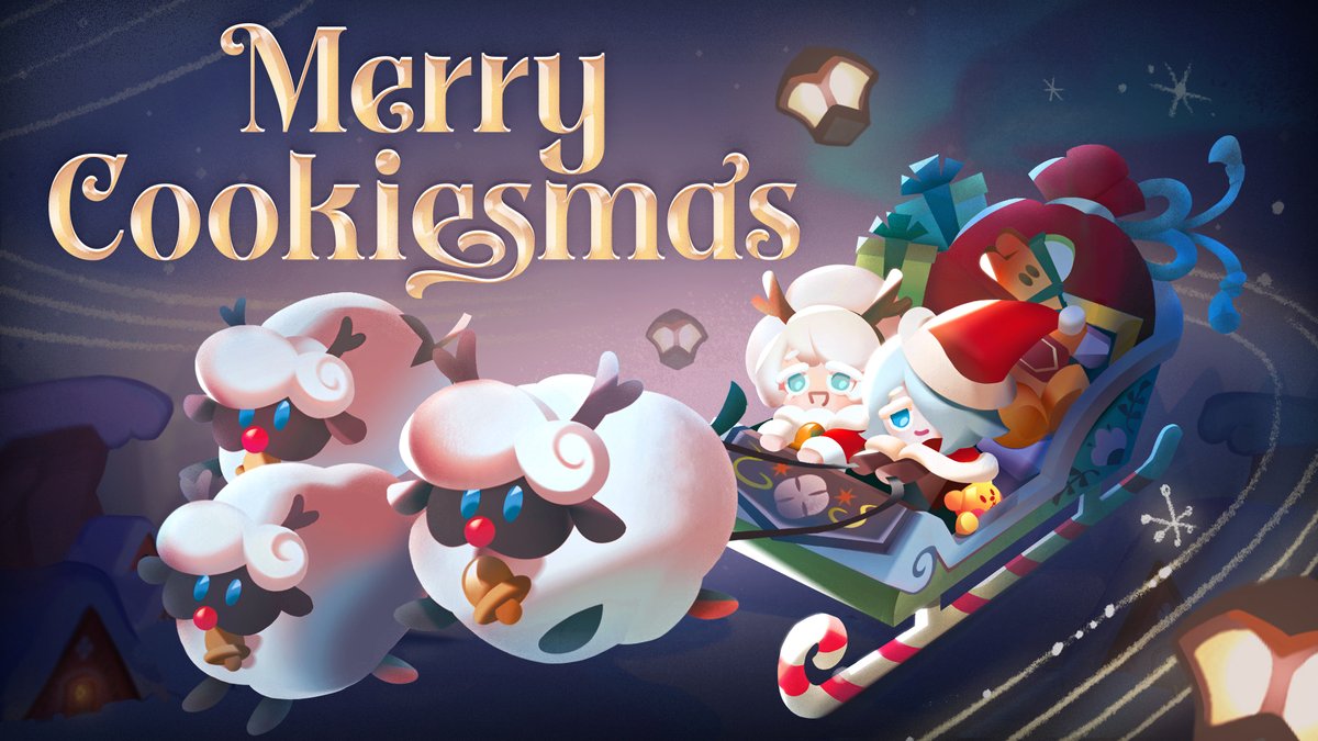 CRKingdomEN's tweet photo. ❄ Once upon a time on a snowy day, a Cookie that looks like a snowflake ❄ and a Cookie holding a lantern 🐑 lived together in a snowy village... they became the best of friends 😊

Want to learn more? 🎄 Check out 'Merry Cookiesmas!'

Watch now ▶︎ https://t.co/kLoiY7thBw https://t.co/Y7PY4fgVIs