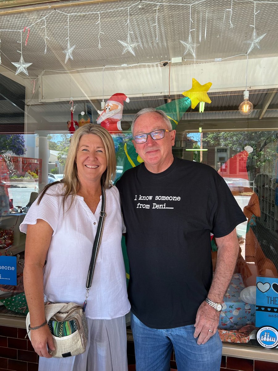 Great to catch up with Peta Betts , Mayor of Deniliquin and… Nationals candidate for Murray for the March 2023 NSW election.