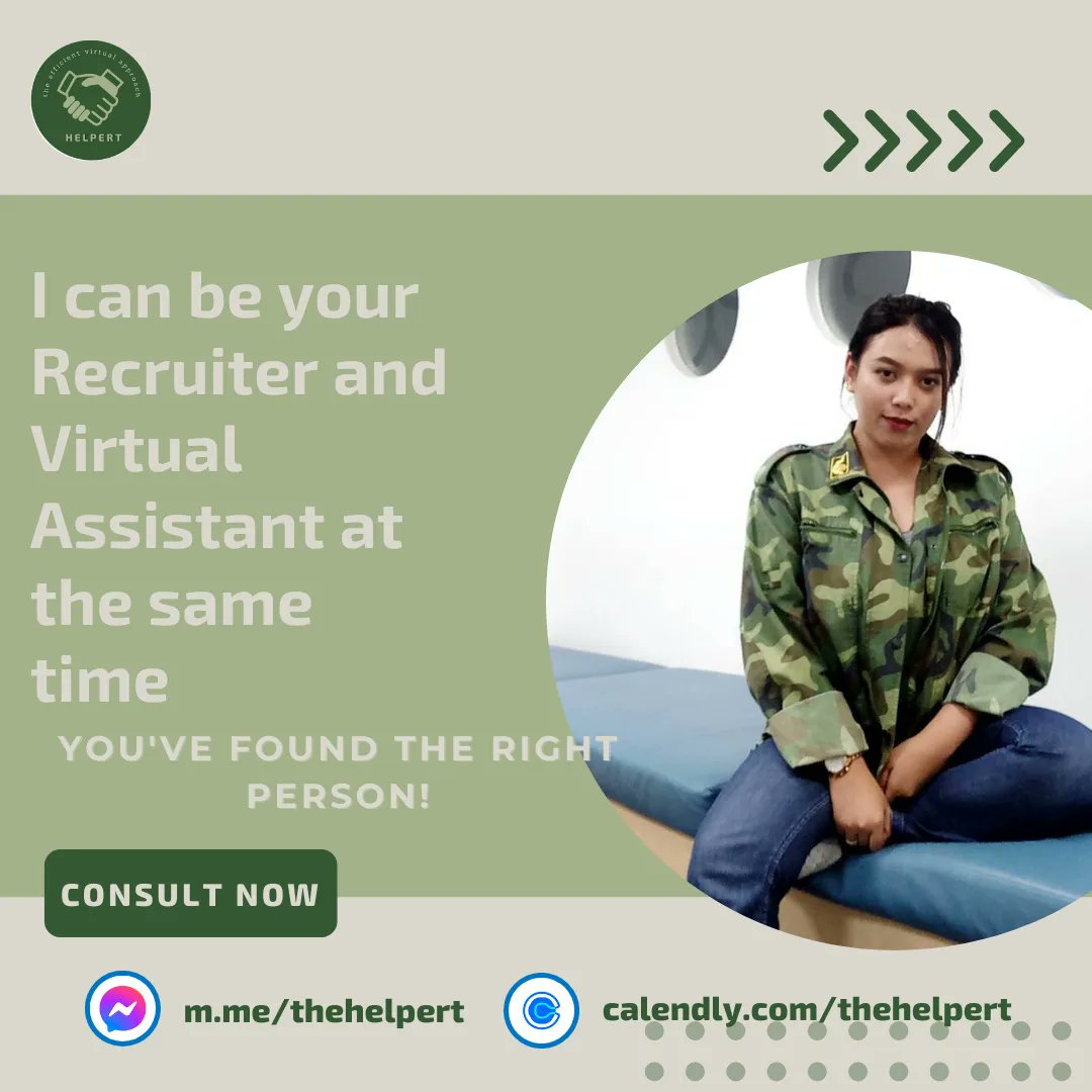 thehelpert's tweet photo. 👜📲 I can be your Recruiter and Virtual Assistant at the same time and can help you with different tasks.

Book a call with me now and let's get things started, can't wait to work with you! 😊
https://t.co/eIr95NUEeh

#thehelpert #helpert #thehelpertva #helpertvirtualassistant https://t.co/jlK3eeTGHn