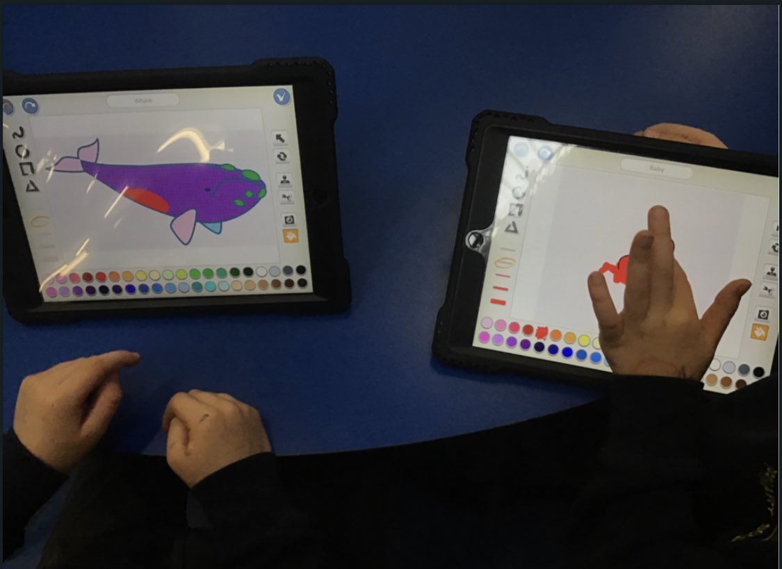 Shawlands_pri's tweet photo. Our Digital Ambassadors were supporting our younger learners during the #HourofCode activities using @scratch to develop their computational thinking and problem solving skills! #thepowerofcode @DL_for_All https://t.co/4GRcg1c2td