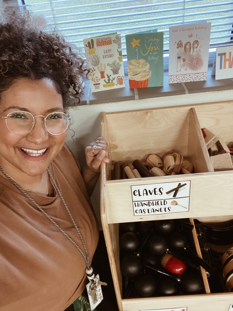 _MrsLockett's tweet image. So very thankful to our @wlespta for the grant that purchased this cart! Such a wonderful way to organize our handheld percussion instruments! This is going to make having jam sessions with my favorite little musicians so much easier. THANK YOU! 🫶🏽❤️ #KISDFA