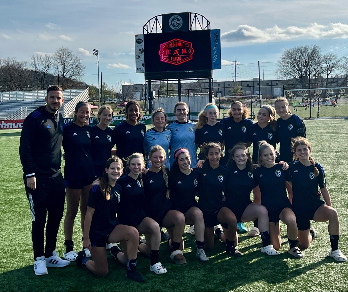 SorayaHayes2026's tweet photo. Game 1 St Louis 1-0! Another clean sheet too! #defenserocks #wearesting #stingstlouis @NickSoutar @StingECNLRoyal @StingSoccerClub @Royal08g @ECNLgirls https://t.co/7TUtEy7eFM