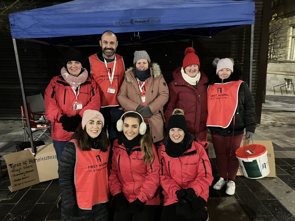 FEnniskillen's tweet photo. The Big Sleep Out Crew #8HoursToGo #HAW22 #HaveTheConvo https://t.co/5jAsxyIy9v