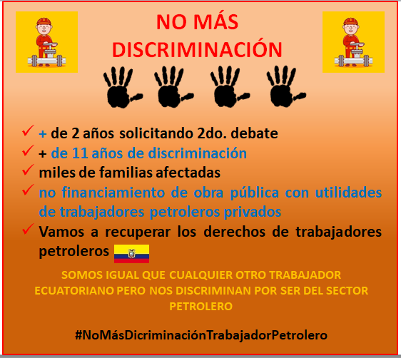 laloking19621's tweet photo. RT📲
5️⃣5️⃣1️⃣días
Si nos quitas las utilidades para hacer obra pública nos ROBAS nuestro trabajo 
✅15% sin excepción 
✅11 años de incautación
✅No➕discriminación
@LaboralAN 
@VSaquicelaE
@AsambleaEcuador
@YSiTePasaATi_CT
@VaPetrolero
@LassoGuillermo
https://t.co/e53SWzRI7k https://t.co/CfmugKcyUW