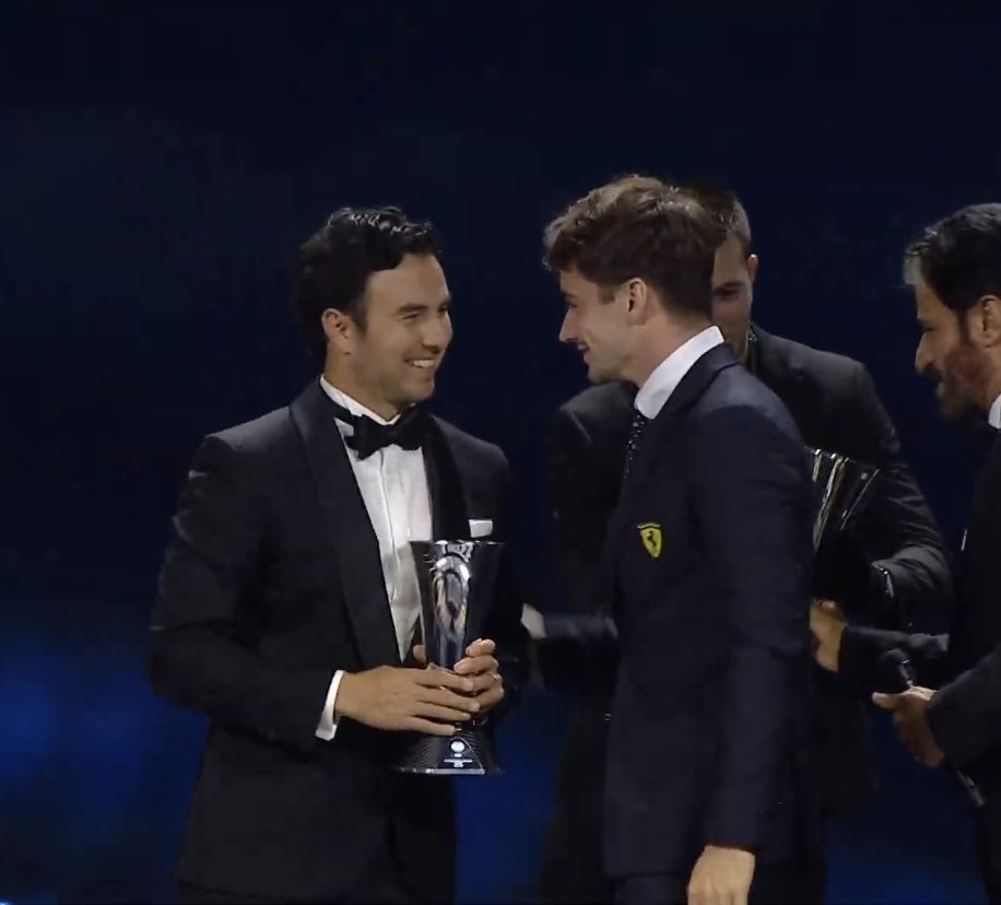 Photos Charles Leclerc at the 2022 FIA Prize Giving ceremony