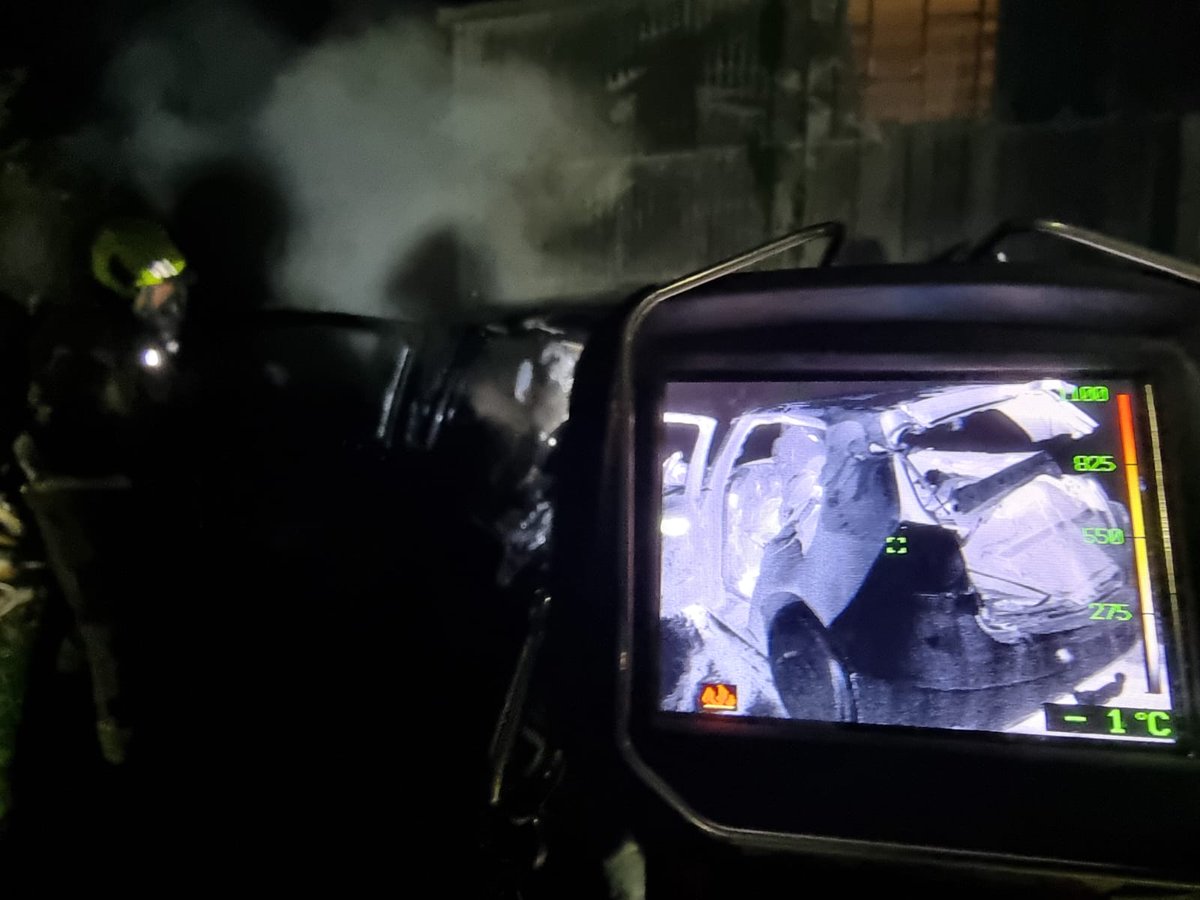 It was a cold one! But it didn't stop our crews training. #fire #firerescue #thermalimaging #thermal #rescue #firefighter #fireengine