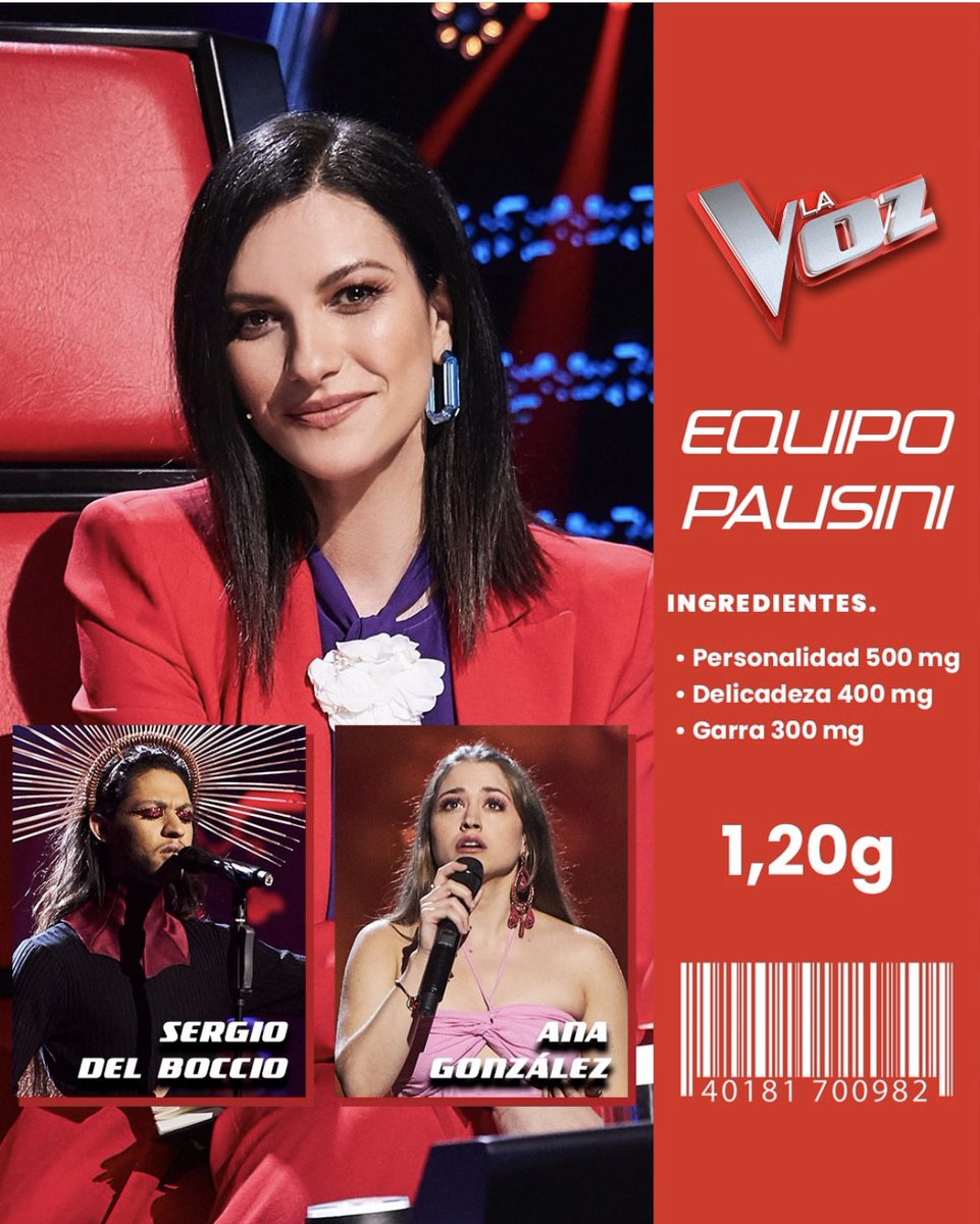 VOTAD por #EquipoLaura‼️

🇪🇸 DESDE ESPAÑA 🇪🇸 
📲 Ana González
Llama al 905855105 / o envía mensaje con SALVAR ANA al 25589

📲 Sergio del Boccio
Llamar al 905855106 / o envía mensaje con SALVAR SERGIO al 25589. 
🌏 Desde TODO EL MUNDO: antena3.com/programas/la-v… 
<a href="/LauraPausini/">Laura Pausini</a>