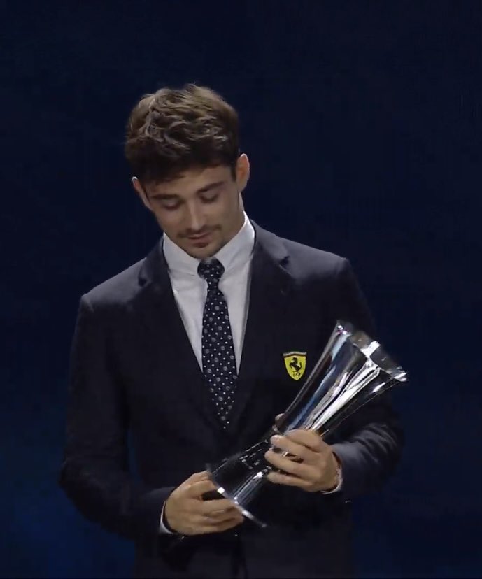 Photos Charles Leclerc at the 2022 FIA Prize Giving ceremony