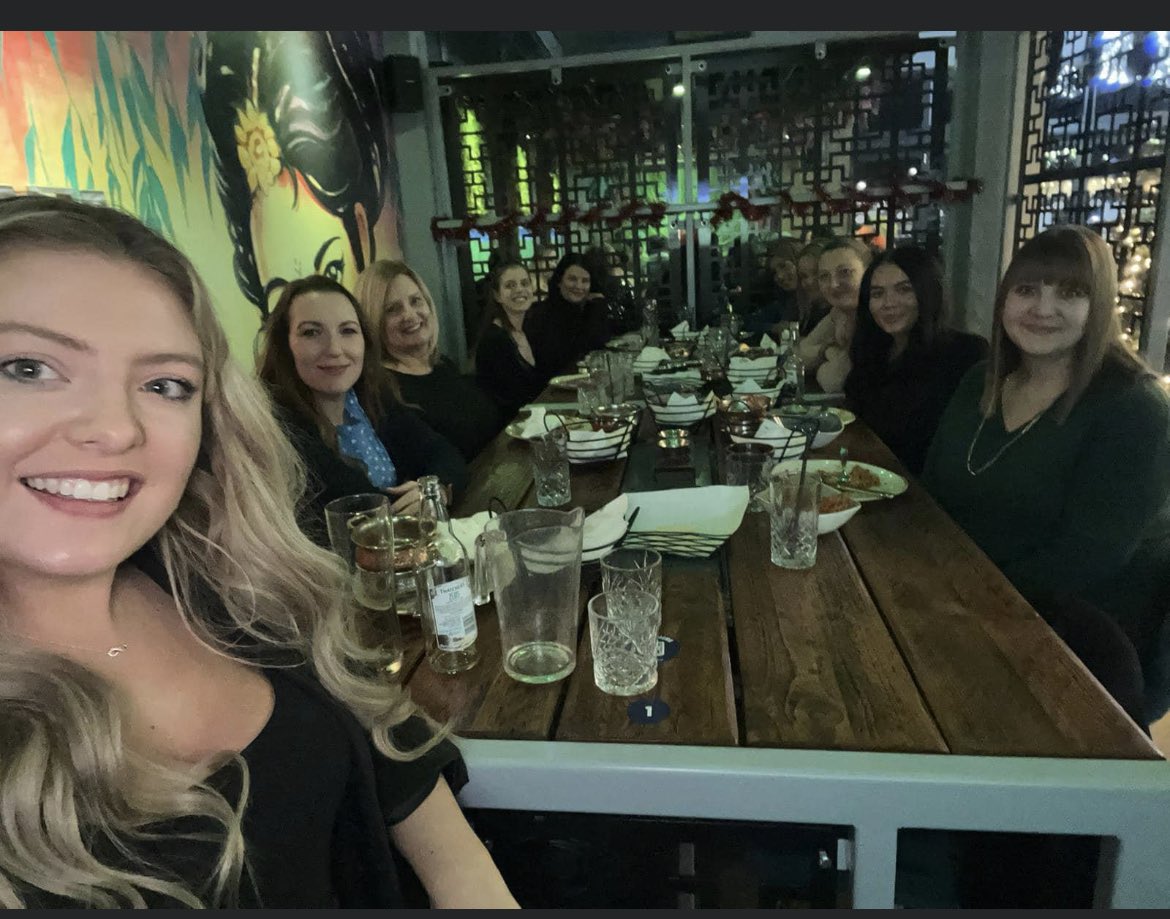 Patient experience team Christmas party ……the best team ❤️