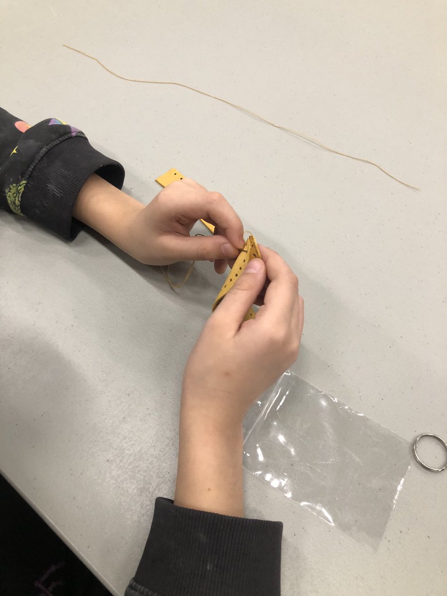 MsPrunean's tweet photo. Today 5A&amp;5B went to @woodlandcc. The trip provided an opportunity to learn how to make a small moccasin and to start conversations around asking appropriate questions to help guide our learning.  DG said “this was the best trip ever” as he assembled his moccasin. https://t.co/5ctL7bB4MD