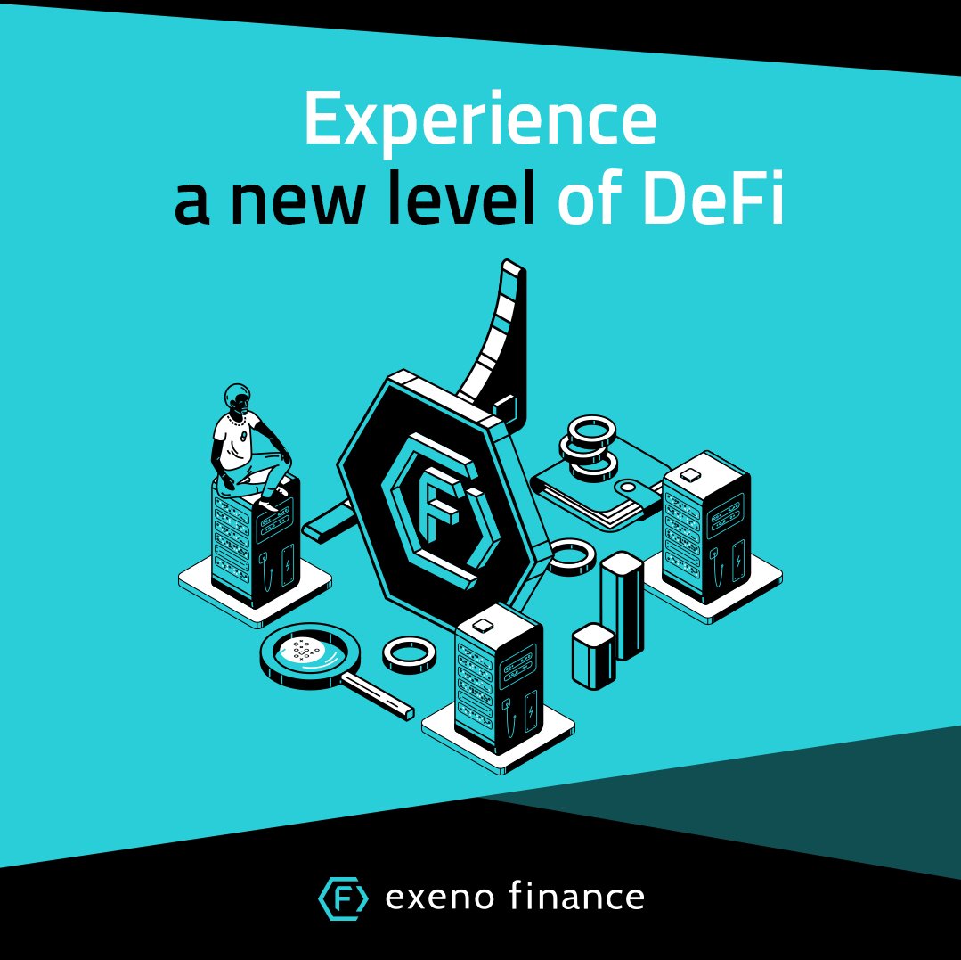 pizzacoh's tweet photo. Exeno finance is a new crypto command center developed by exeno, which gathers enhanced DeFi tools under one roof. Exeno finance combines the transparency and benefits of smart contracts with the speed of a centralized cloud solution. 

#EXN
#exenofinance 
#flashstaking
#Crypto https://t.co/vV6sl6YNz1