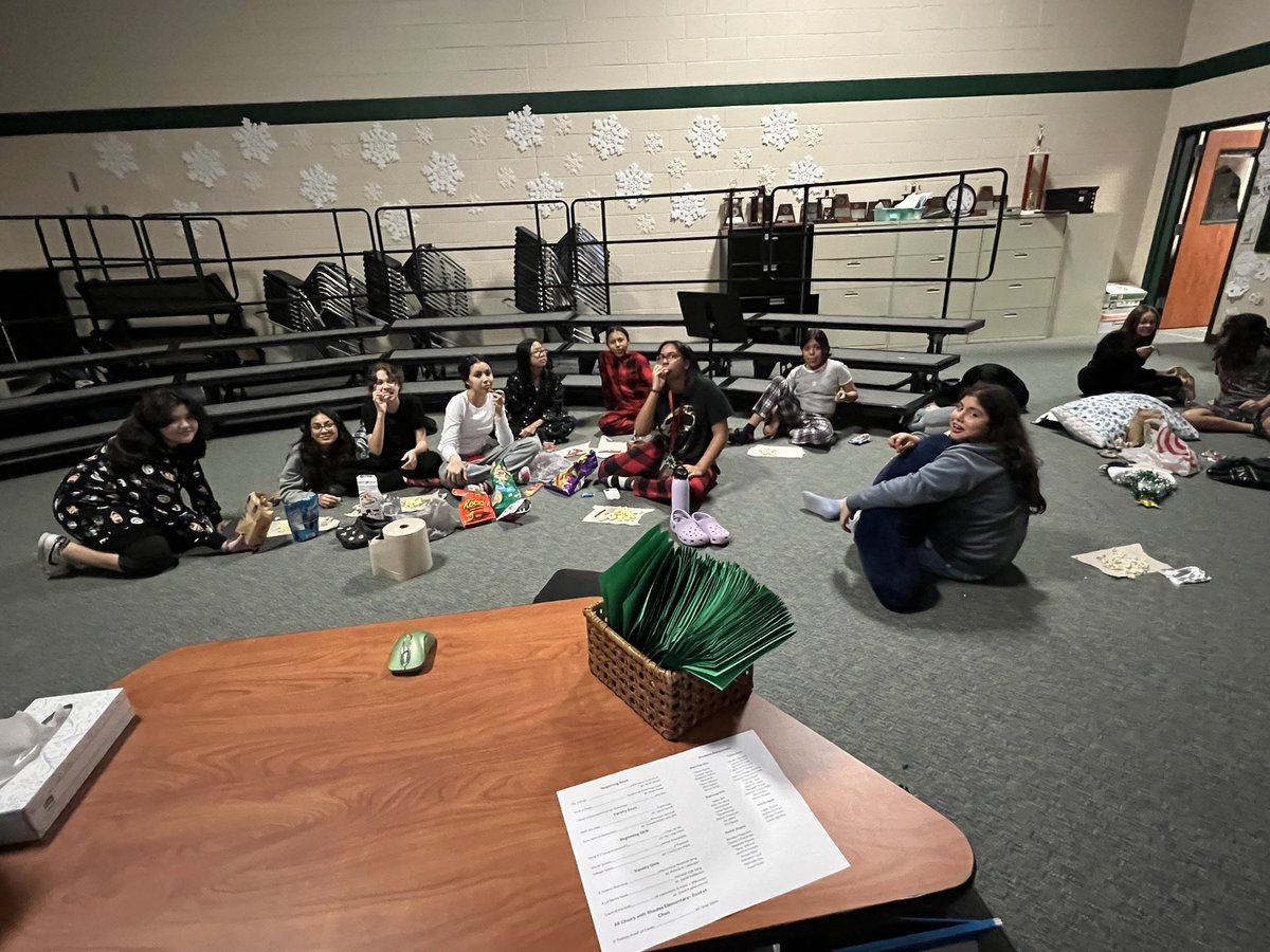 What a great week! Holiday Tours, High School Concert Appearance, and Girls PJ Movie Night!