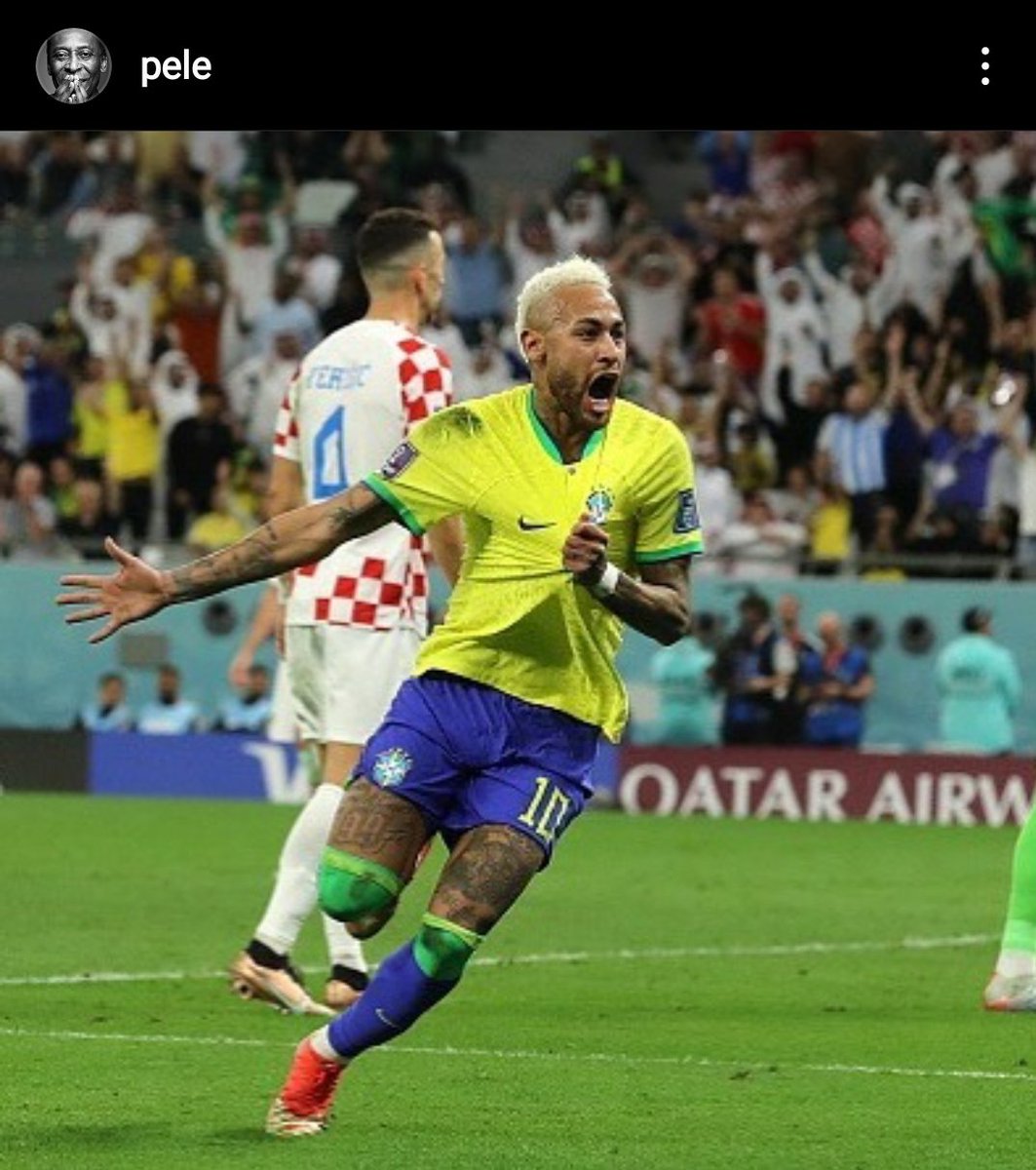 JantadasNey's tweet image. Pelé para Neymar em seu Instagram: