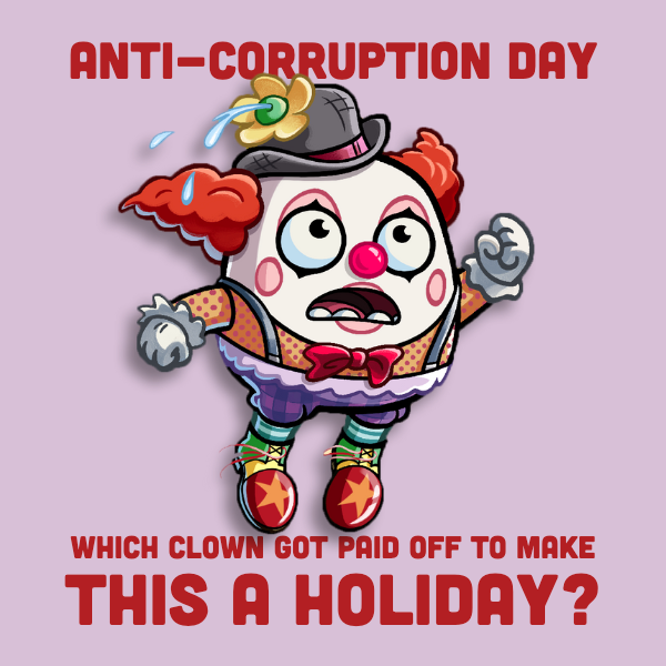 The_Lunartics's tweet photo. #anticorruptionday2022 https://t.co/1RwX2ZHj4n