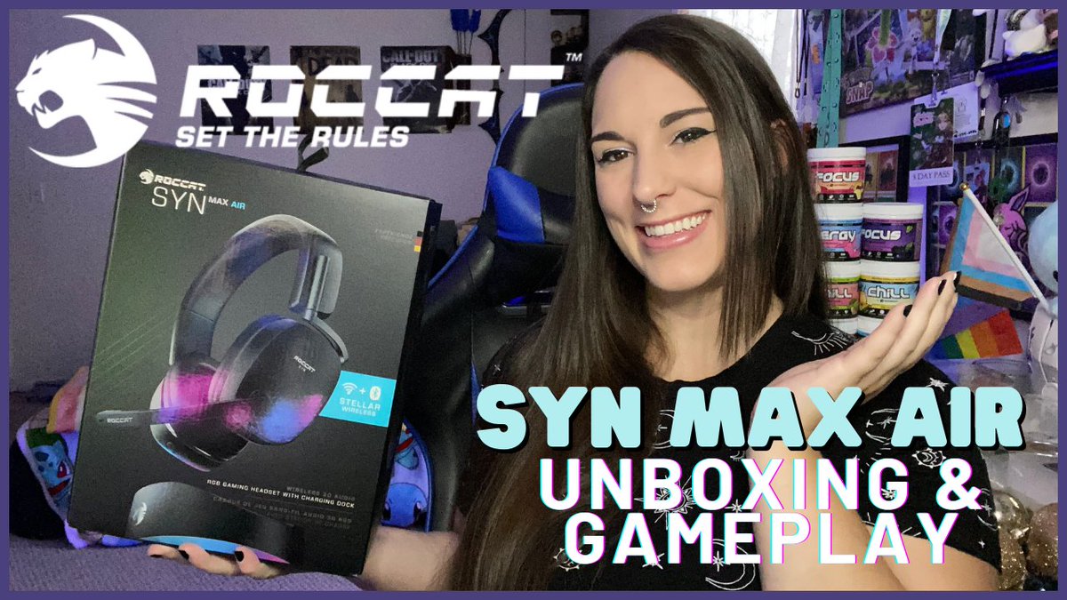 So excited to say I've teamed up with @ROCCAT to do an unboxing of their new headset, the ROCCAT SYN MAX AIR!

Give this video a watch and see how well this headset performed while testing out some gameplay!

#Roccat #SynMaxAir #headset #experienceprecision #ad