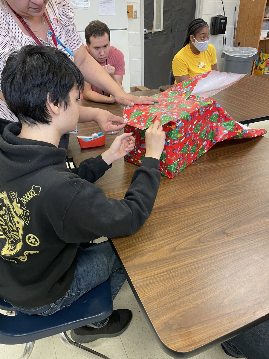 ReddixRocksNISD's tweet photo. We got to visit @DollarTree to shop for our Secret Santa gifts. We’ve been practicing our wrapping skills in class and can’t wait to do our exchange next week! @NISDReddix https://t.co/iQYQZtggo1