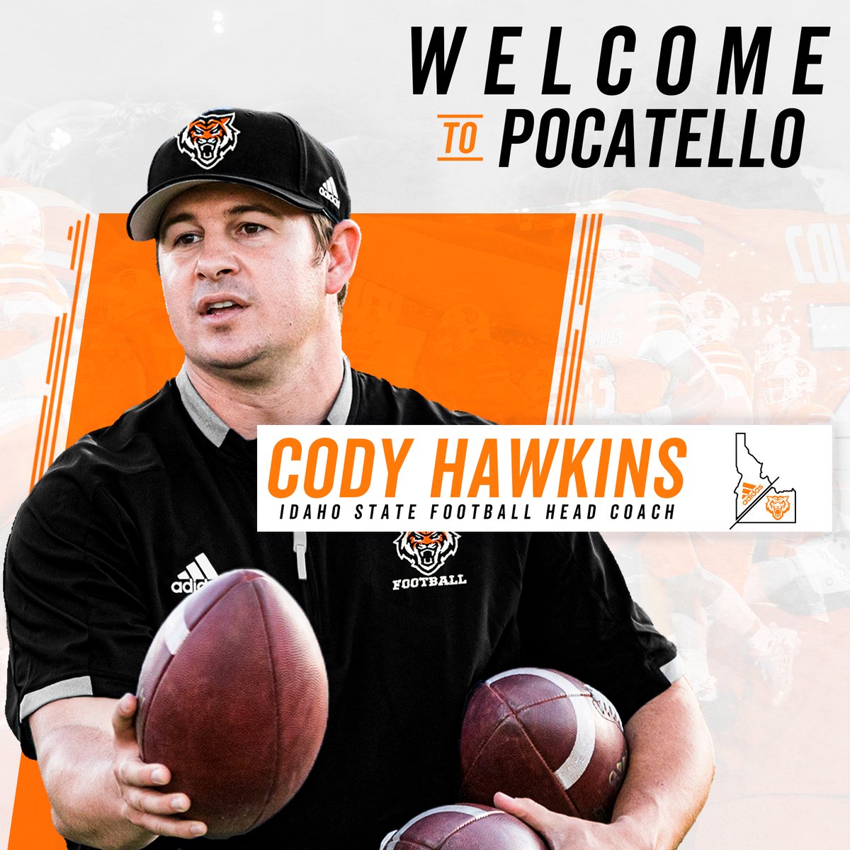 𝗕𝗮𝗰𝗸 𝗛𝗼𝗺𝗲 𝗜𝗻 𝗜𝗱𝗮𝗵𝗼

We are excited to welcome Cody Hawkins back to the Gem State as the next Head Coach of Idaho State Football!

#RoarTogether