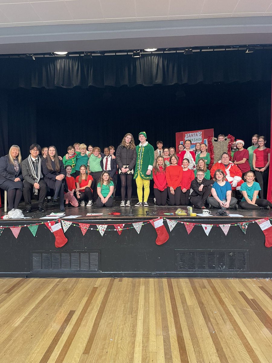StCMPerforming's tweet photo. What a week! Show week 2022 ✅ Elf Jr has been the perfect show for this amazing cast - they’ve blown us away with their stamina, effort and growth throughout the process. Can’t wait for next years show already! https://t.co/0kClcPgfxm