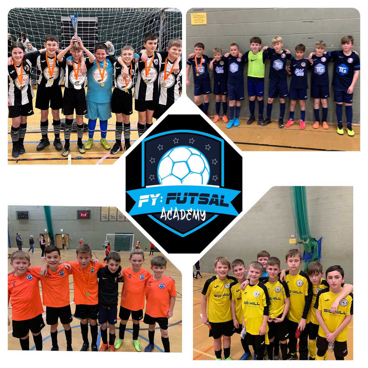 FyldCoastFutsal's tweet photo. 🎅 FY:FUTSAL XMAS CUP FINALS 

🏆 U11/12s Winners - Wyre
🥈 Runners Up - @CarlisleFutsal &amp; @FyldCoastFutsal Wizards 

🏆 U12/13s Winners - @FyldCoastFutsal WIZARDS 
🥈 Runners Up - @CarlisleFutsal FyldCoastFutsal WORLDIES 

👀 This Sunday we look forward to the U9s &amp; U10s https://t.co/SQWSaUspVU
