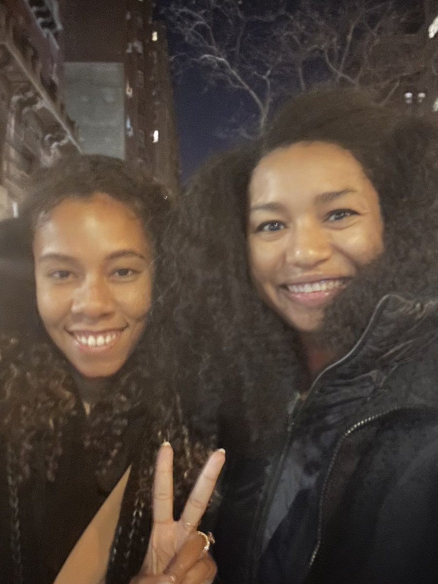 Ending the week with an old friend <a href="/mercebent/">Mercedes Bent</a> is a treat.

This is what a venture backed founder and a VC partner look like!!! Hair for days!