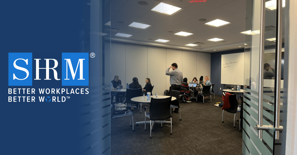 SHRM's tweet photo. Located in the #DMV? Need to get out of the house and stretch your #HR legs? Join us at SHRM HQ for one of our in-person programs for cutting-edge content that incorporates the latest research, legislation and trends. https://t.co/vrDT0CekTq #SHRMEducation https://t.co/9rRPbjCDIv