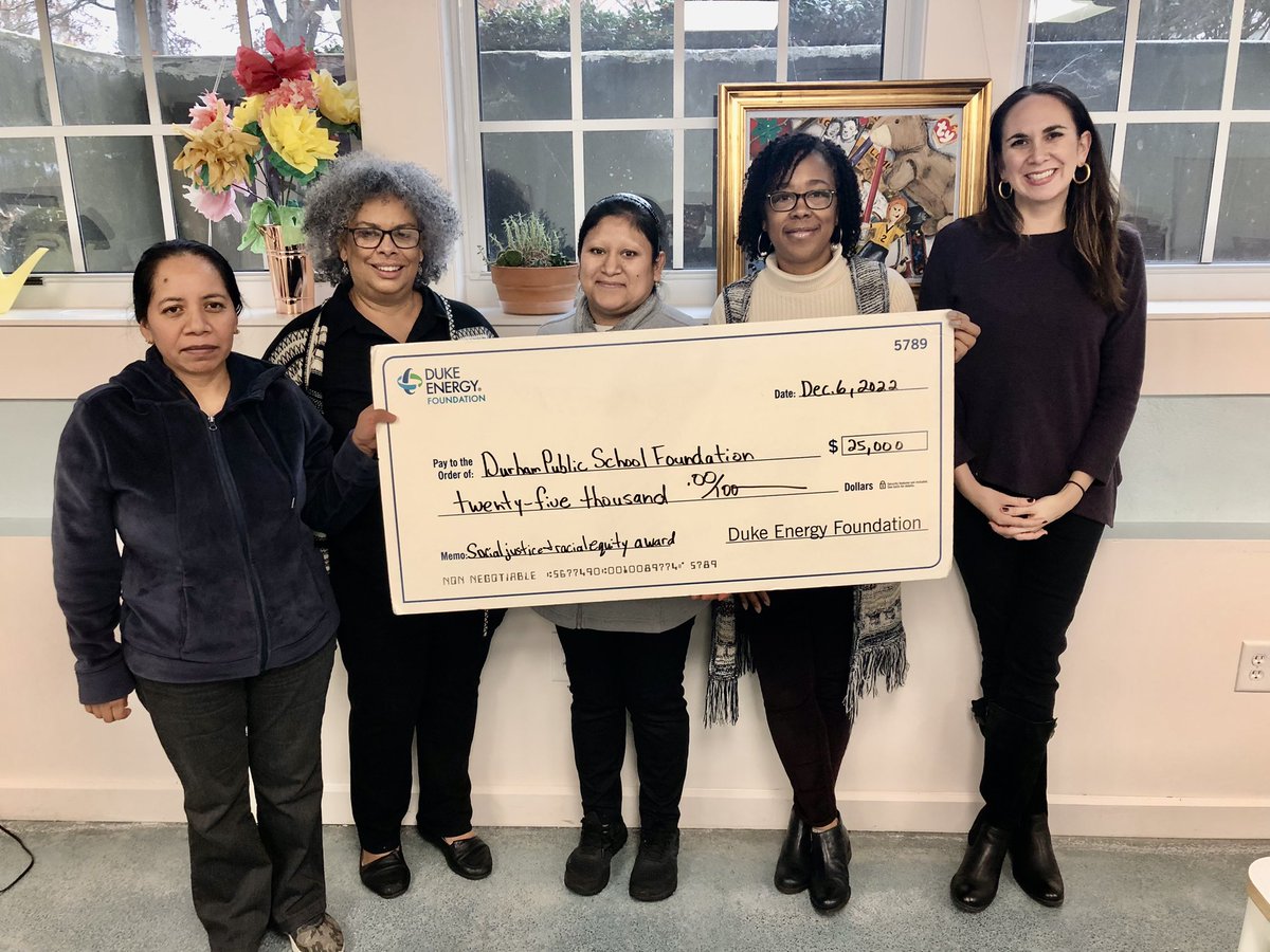 Santa has nothing on me this season! Loved dropping off <a href="/DukeEnergy/">Duke Energy</a> grant awards to <a href="/NCCU/">North Carolina Central University</a>, @DPSFndtn &amp; <a href="/SEEDSdurham/">SEEDS</a>.  A group of employees even dropped off needed food at <a href="/CORAFoodPantry/">Cora Food Pantry</a> this week. All these worthy organizations are real community heroes!
