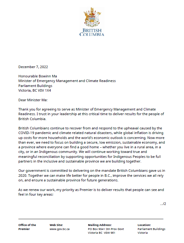 #bcflood and #disaster policy wonks (we know who all 3 of you are 😉).  We've just posted our ever-popular??? mandate letter review.  Check it out: linkedin.com/posts/ebbwater… 
#bcpoli #DRR #SendaiPriority2 <a href="/BowinnMa/">Bowinn Ma</a>