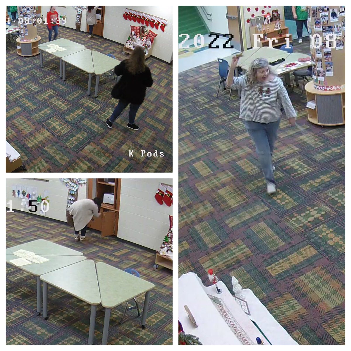 BWPrincipalHCSD's tweet photo. We started today out with a Holiday Scavenger Hunt for staff! Our SUPER COMPETITIVE teachers found all the stars in the first 8 minutes! #WeWillHideThemHarderNextYear #SoManyLaughs #WorkHardPlayHard #BestYearYet https://t.co/wuJAVnFXjq