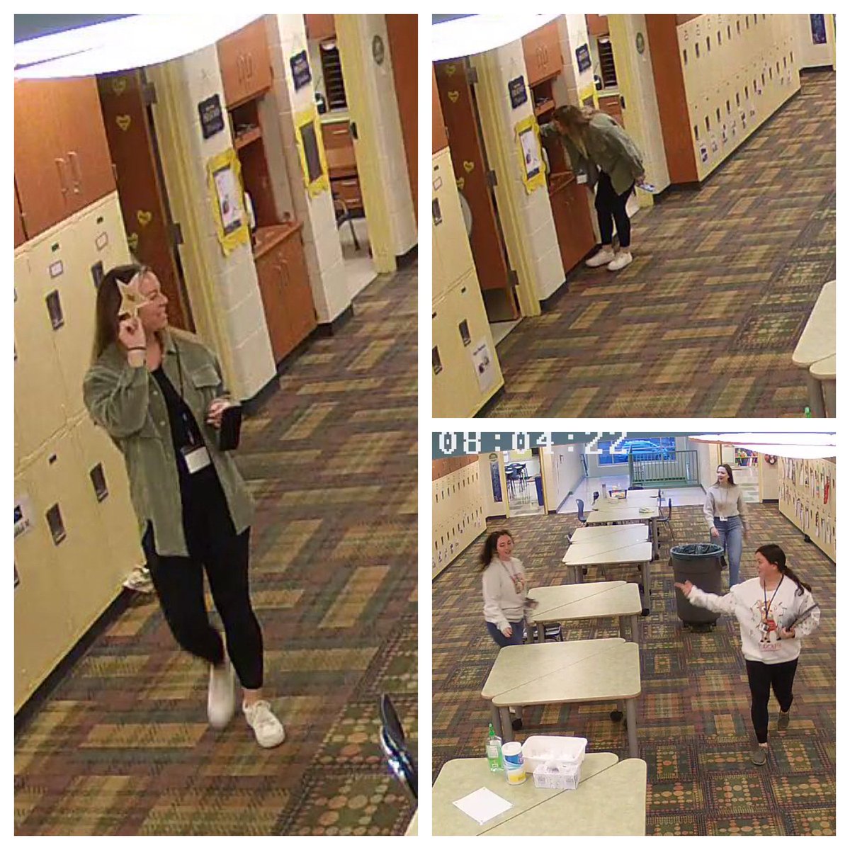 BWPrincipalHCSD's tweet photo. We started today out with a Holiday Scavenger Hunt for staff! Our SUPER COMPETITIVE teachers found all the stars in the first 8 minutes! #WeWillHideThemHarderNextYear #SoManyLaughs #WorkHardPlayHard #BestYearYet https://t.co/wuJAVnFXjq