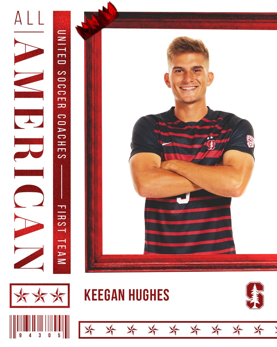 𝐇𝐞'𝐬 𝐚𝐧 𝐀𝐥𝐥-𝐀𝐦𝐞𝐫𝐢𝐜𝐚𝐧 🏆

Congratulations on the big-time award, <a href="/K24Hughes/">Keegan Hughes</a> 👏

📄 » stanford.io/3Fhancz

#GoStanford