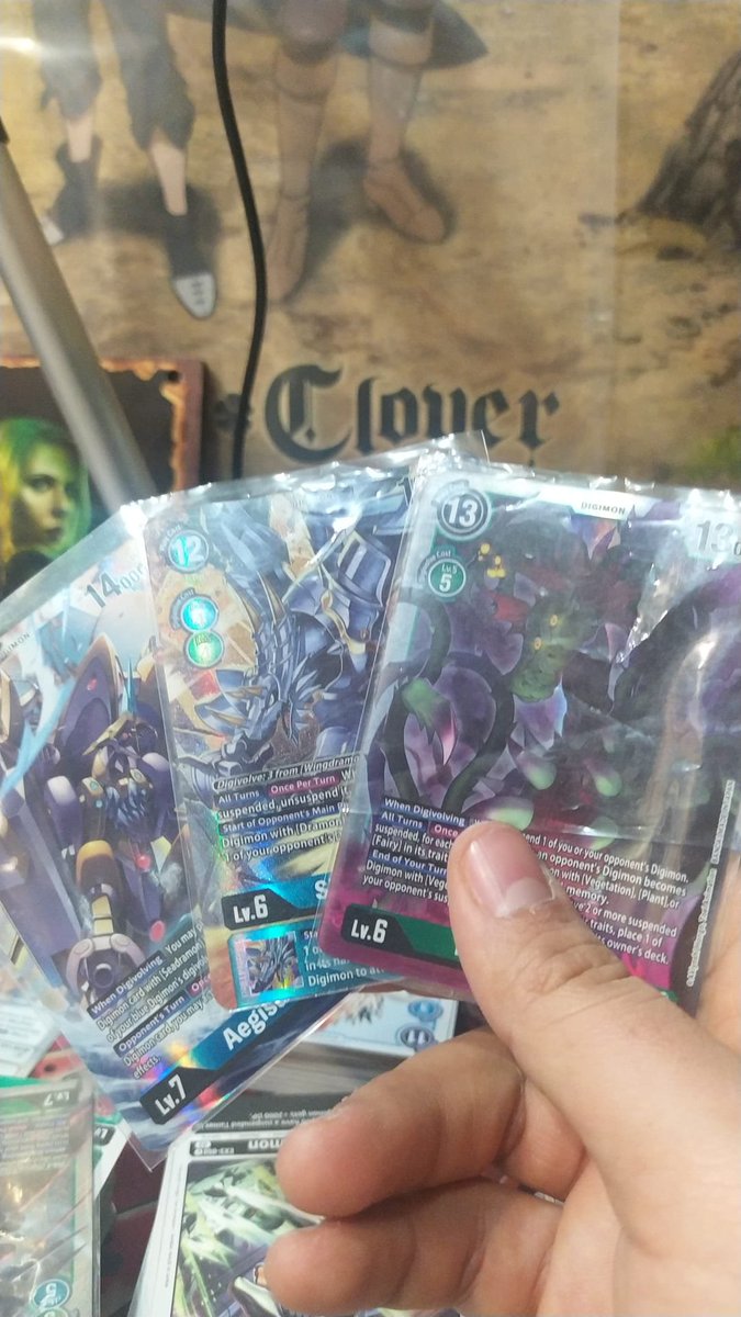EDigimundo's tweet photo. ¡Y aquí están las cartas más raras de la primera caja de EX3! #digimontcg 
Aun falta por abrir una segunda caja así que seguidnos en @CesceGames ! https://t.co/pIGGIdNj3U