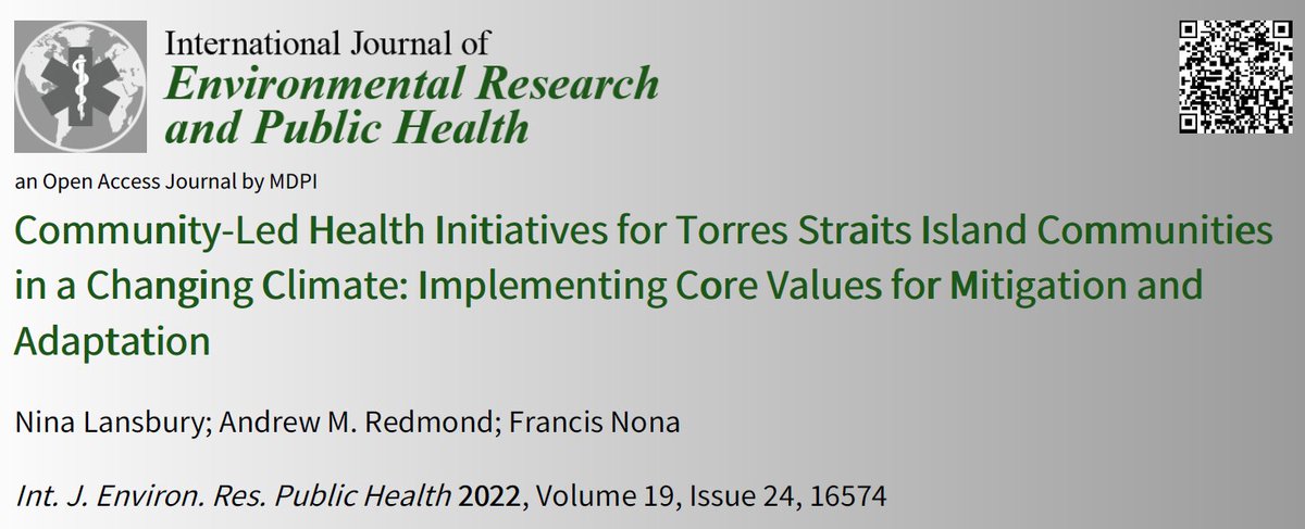 Francis Nona (@francisnona1) on Twitter photo I am really honoured as an author to get this article published and the important message that comes with it for my people. If you are wanting to read the full article got to this link mdpi.com/1997924 <a href="/MDPIOpenAccess/">MDPI</a> <a href="/HEALenviron/">HEAL Network - Healthy Environments And Lives</a> <a href="/healthy_climate/">Climate and Health Alliance</a> <a href="/UNFCCC/">UN Climate Change</a> <a href="/ClimateReality/">Climate Reality</a> I am really honoured as an author to get this article published and the important message that comes with it for my people. If you are wanting to read the full article got to this link mdpi.com/1997924 <a href="/MDPIOpenAccess/">MDPI</a> <a href="/HEALenviron/">HEAL Network - Healthy Environments And Lives</a> <a href="/healthy_climate/">Climate and Health Alliance</a> <a href="/UNFCCC/">UN Climate Change</a> <a href="/ClimateReality/">Climate Reality</a>