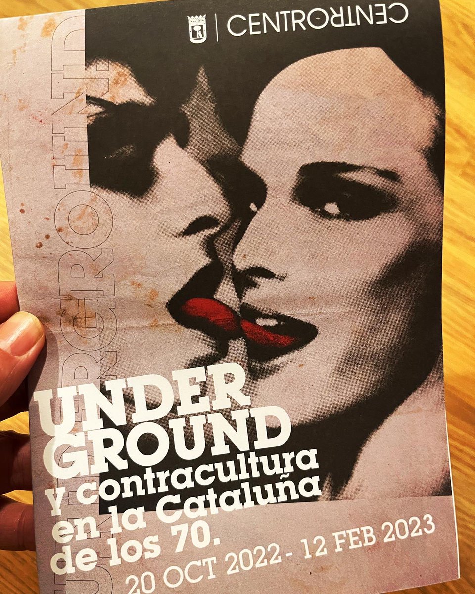 cescpoch's tweet photo. Espectacular exposició l”Underground  y la contracultura a la Catalunya de los 70” al #CentroCentro de Madrid. La transgressió i el rebuig a l’autoritat i al poder, és part important de la catalanitat subalterna. Amigas y amigos de Madrid, no os la perdais! #catalanunderground https://t.co/eyq2m2Hm1Z