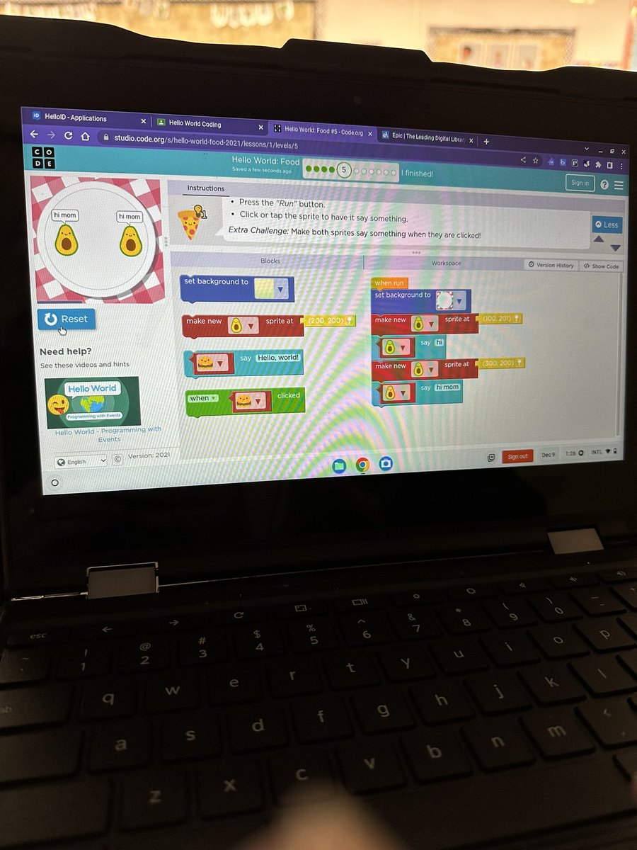 Our Hour of Code taught us so much more than computer science! It was also a great lesson in problem solving, using a Growth Mindset, and perseverance!