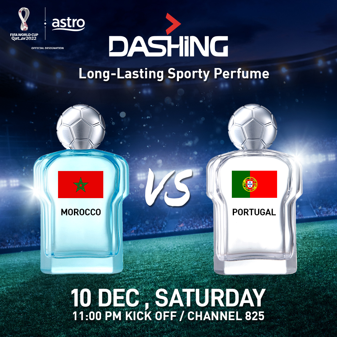 ASTROARENA's tweet photo. Ok geng! Get ready malam ni, Portugal atau Morocco yang akan layak ke separuh akhir? 

#DASHINGMY #DASHINGJuventus #DASHINGBolaland #LongLastingSportyPerfume https://t.co/QxW1Ak8OYT