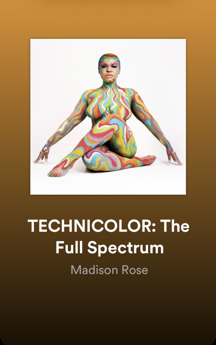 greyhoundanon's tweet photo. #1: Technicolor: The Full Spectrum - @iammadisonrose 

When I say every song is a damn event, I mean it. Every song evokes a different emotion all wrapped up with heart, honestly and a pulsing bass. The hooks are incredible, the vocals are on point and the lyrics are just killer. https://t.co/bXvi3j2CFw