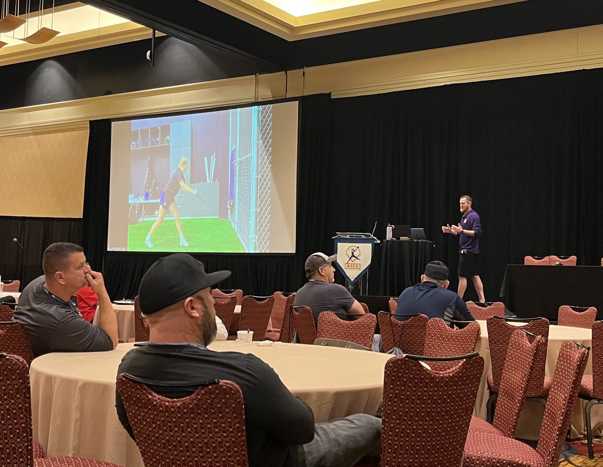 Mgascoigne32's tweet photo. @TonySmithAHQ killed his @NFCAorg presentation! So proud of your dedication to the softball world! @NUSBcats #overhandthrowing ๐๐ https://t.co/5DJNqT2HPf