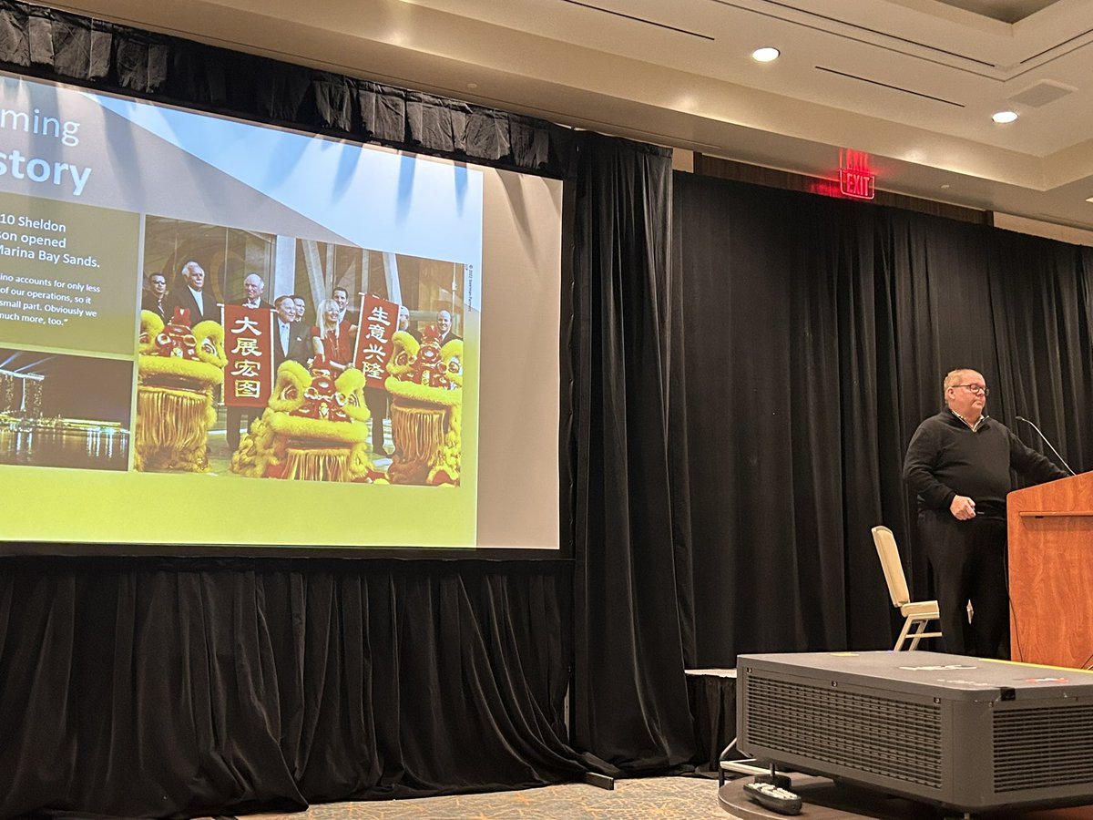 jenpbradley's tweet photo. Keynote speaker, @PCurtisSteelman, CEO of #SteelmanPartners and #architect, sharing his projects, future of casinos and expertise at the National Council of Legislators from #Gaming States. #NCLGS @ResortsWorldLV https://t.co/3oJh3pujuI