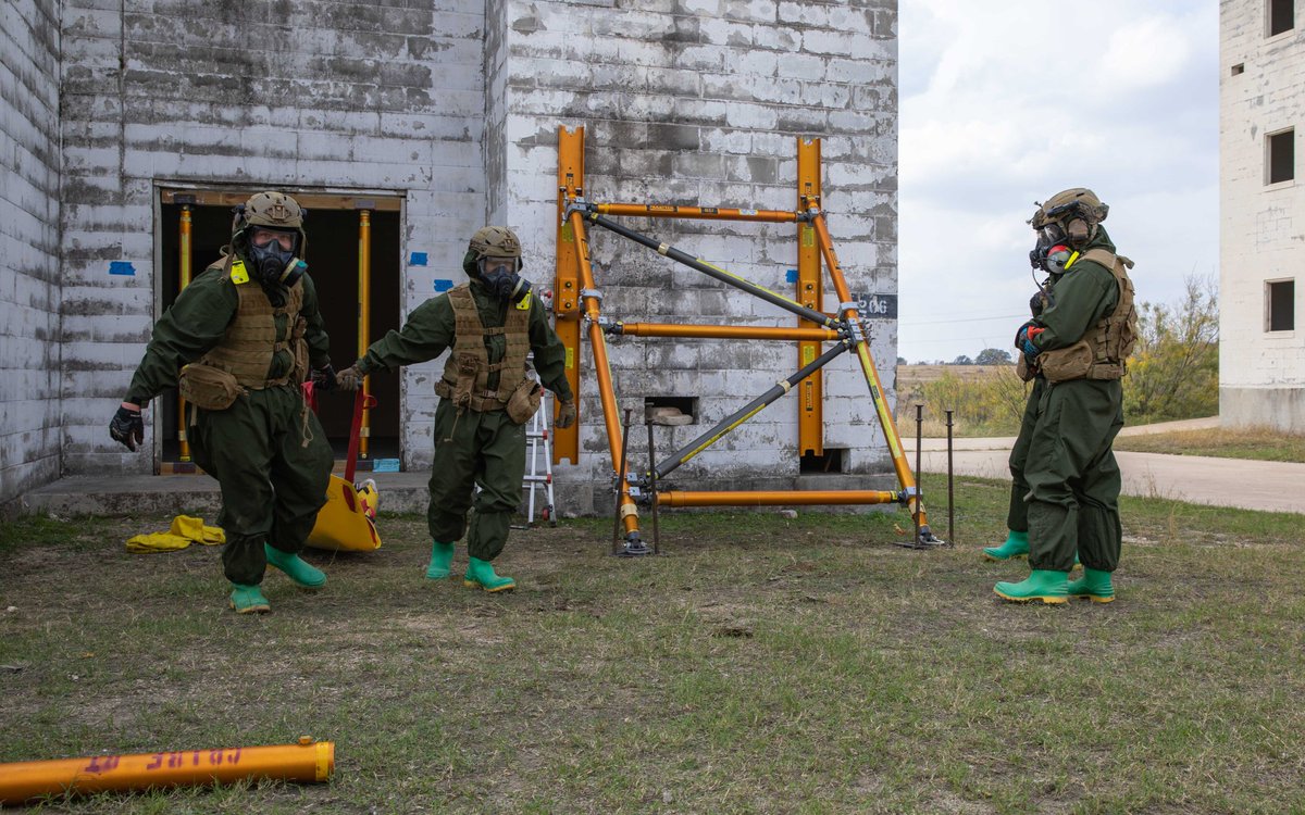 The pictured specialized federal response forces are part of the nation’s tiered capability for responding to a natural or manmade catastrophic CBRN or all-hazards event to save lives, relieve human suffering and facilitate response operations. #SuddenResponse23